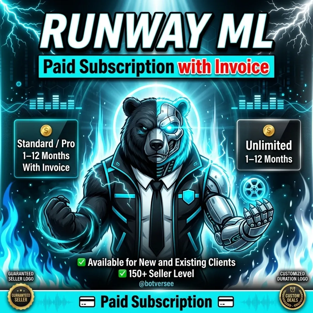 Runway ML Unlimited | Безлимитный Runway ML Max на вашем аккаунте или готовый аккаунт