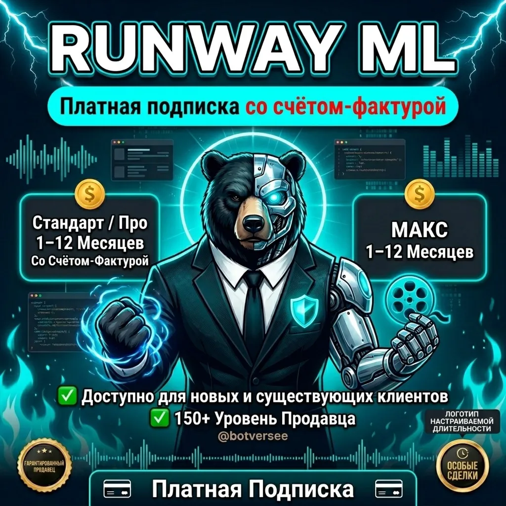 Runway ML Unlimited | Безлимитный Runway ML Max на вашем аккаунте или готовый аккаунт