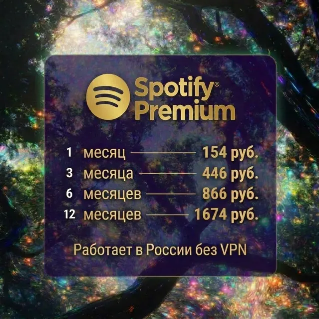 Spotify Premium — Активация на ваш аккаунт (1/3/6/12 месяцев) - irongamers.ru