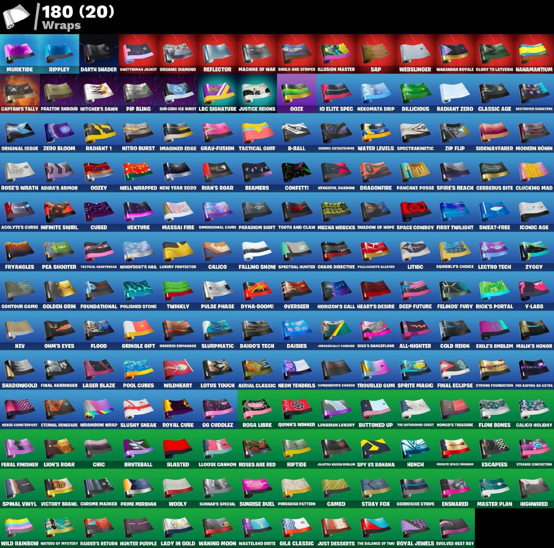 Мгновенный доступ • FN (все платформы) • 206 skins • 3400 VB• Полный доступ - irongamers.ru