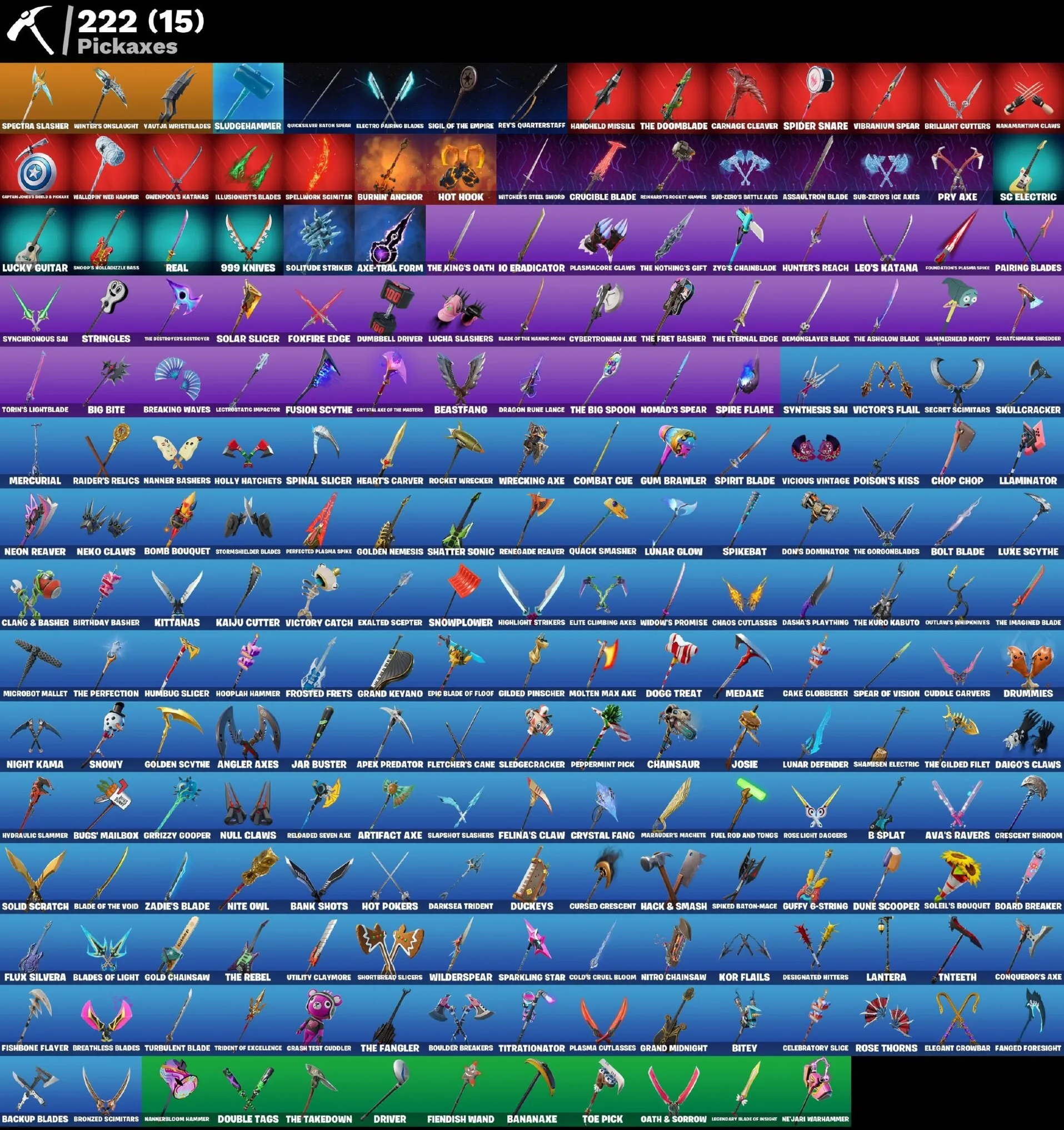 Мгновенный доступ • FN (все платформы) • 206 skins • 3400 VB• Полный доступ - irongamers.ru