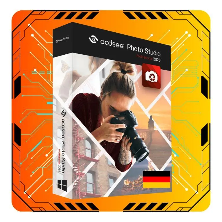 ACDSee Photo Studio Professional 2025 Лицензионный ключ на 1 год Немецкая версия