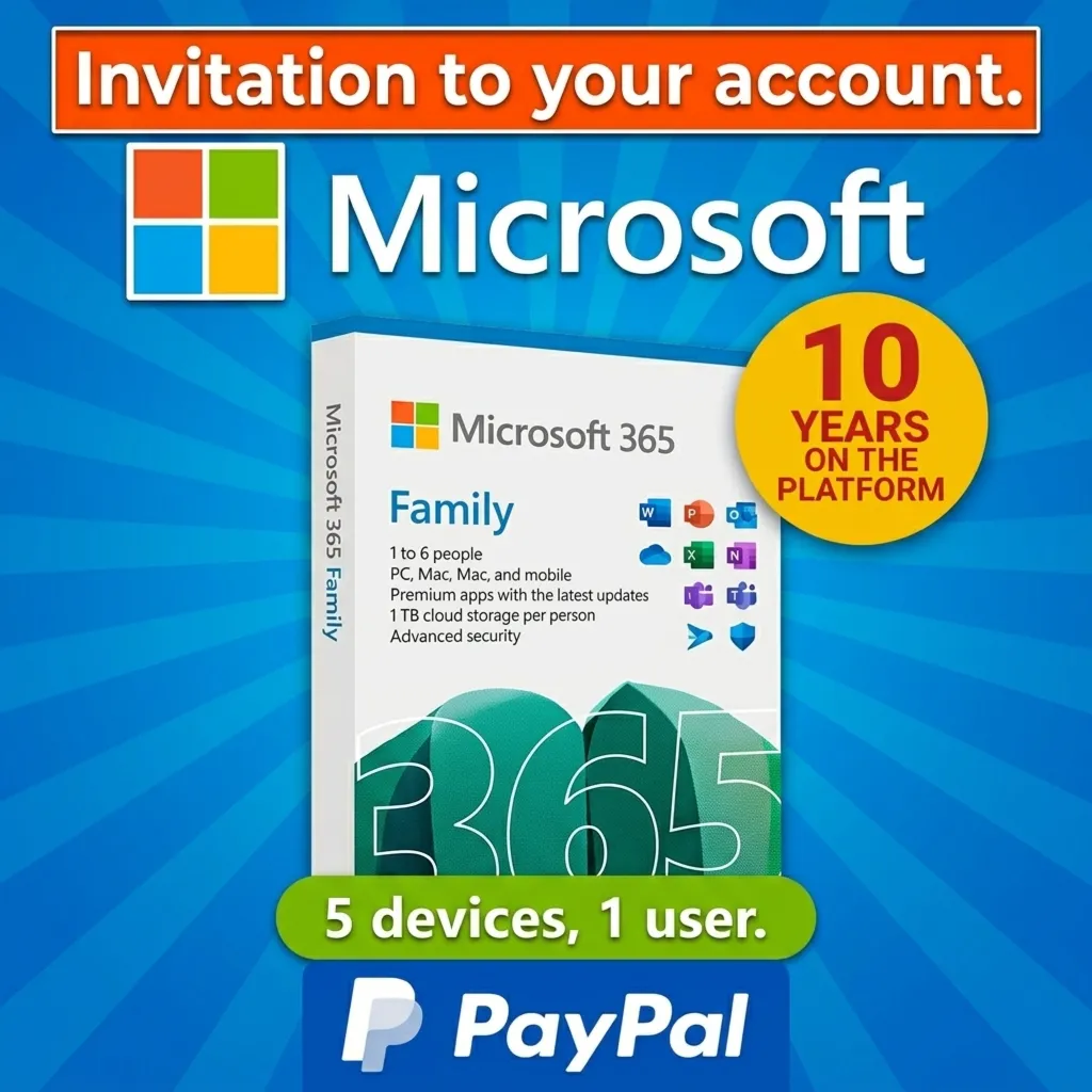 Microsoft Office 365 - На ваш аккаунт подписка 12 месяцев до 5 устройств|Гарантия| - irongamers.ru
