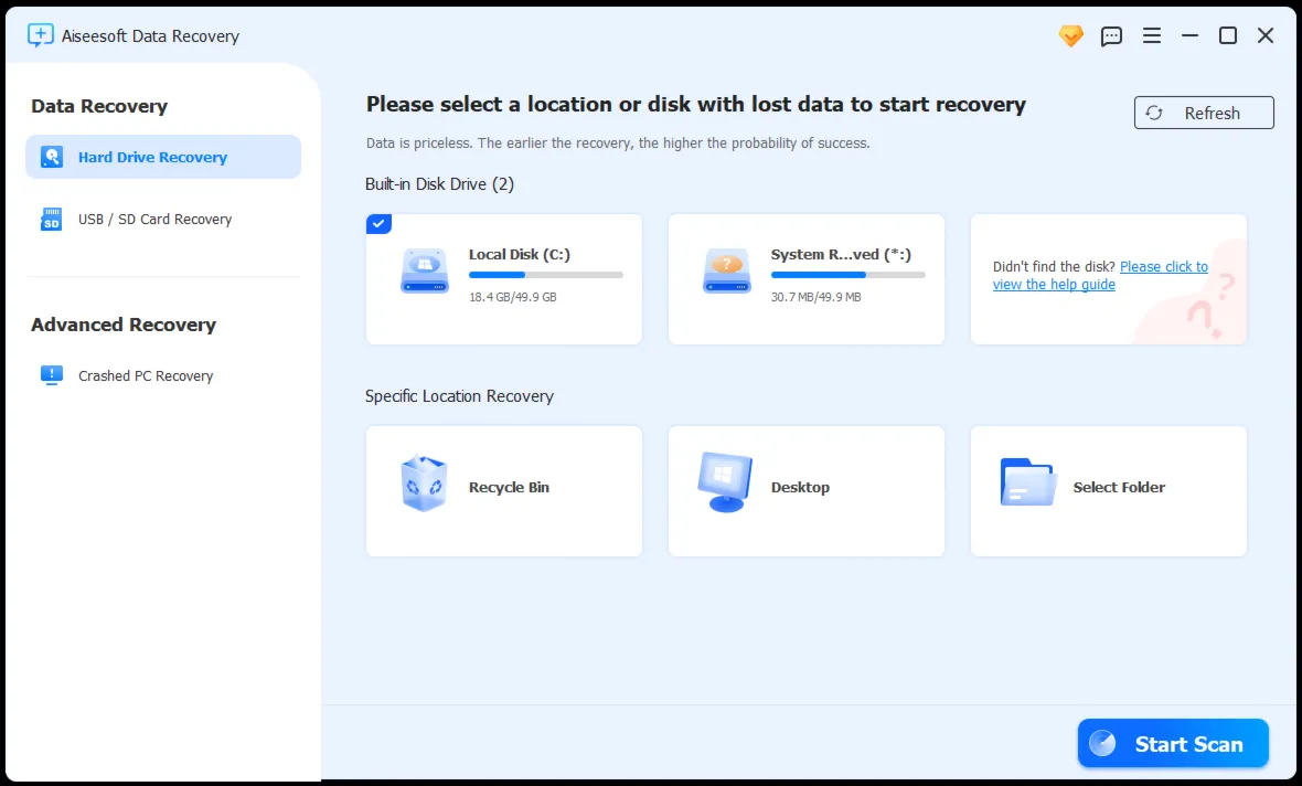 Aiseesoft Data recovery Код регистрации на 1 год