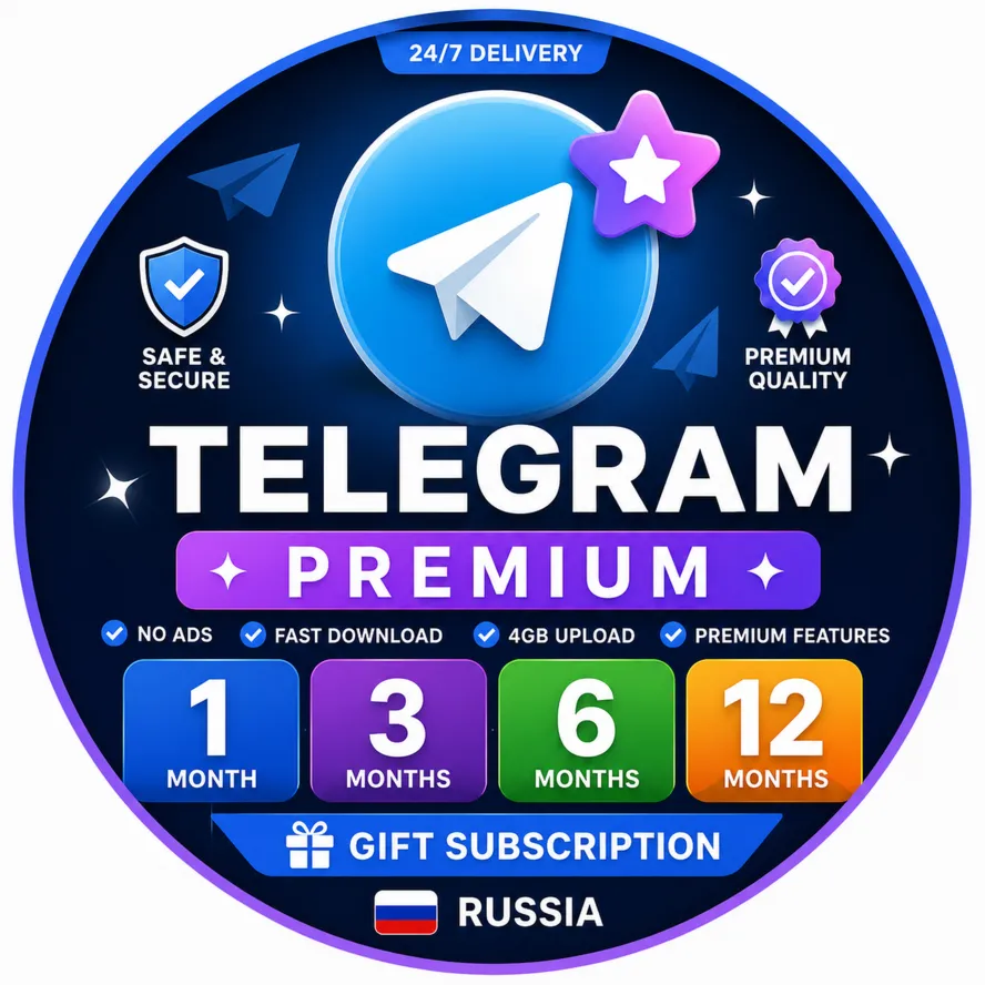 24/7 | Telegram Premium 3/6/12 месяцев