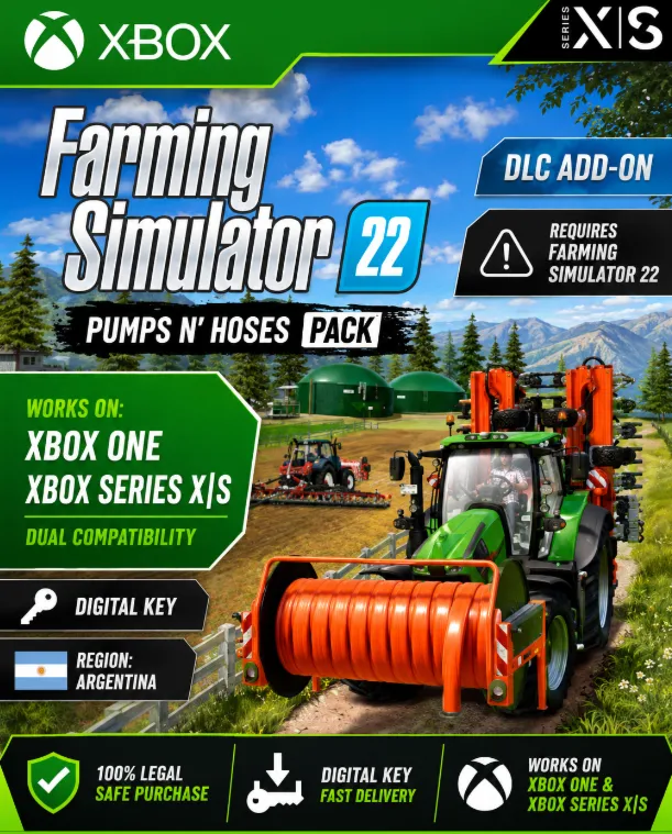 🔥 🎮 FS22 Pumps n' Hoses Pack XBOX ONE X|S KEY DLC🎮 🔥 