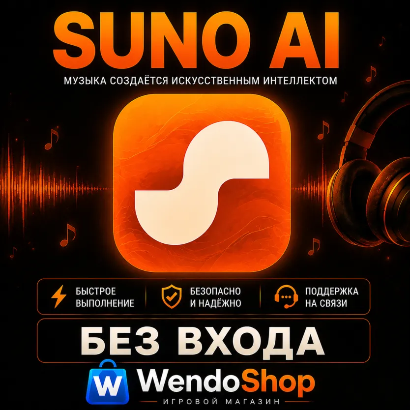 Suno AI | Pro / Premier | БЕЗ ВХОДА | Быстро - irongamers.ru