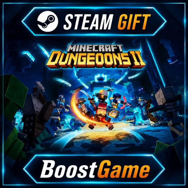 Minecraft Dungeons II Deluxe・ВЫБОР РЕГИОНА・STEAM GIFT・