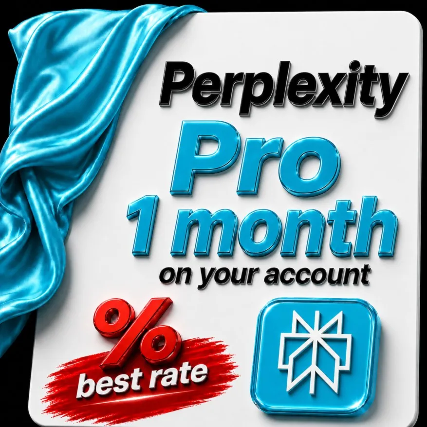 ПРОДЛЕНИЕ | Perplexity PRO Официальная Подписка 20$ | НА ВАШ АККАУНТ | БЕЗ ВХОДА |