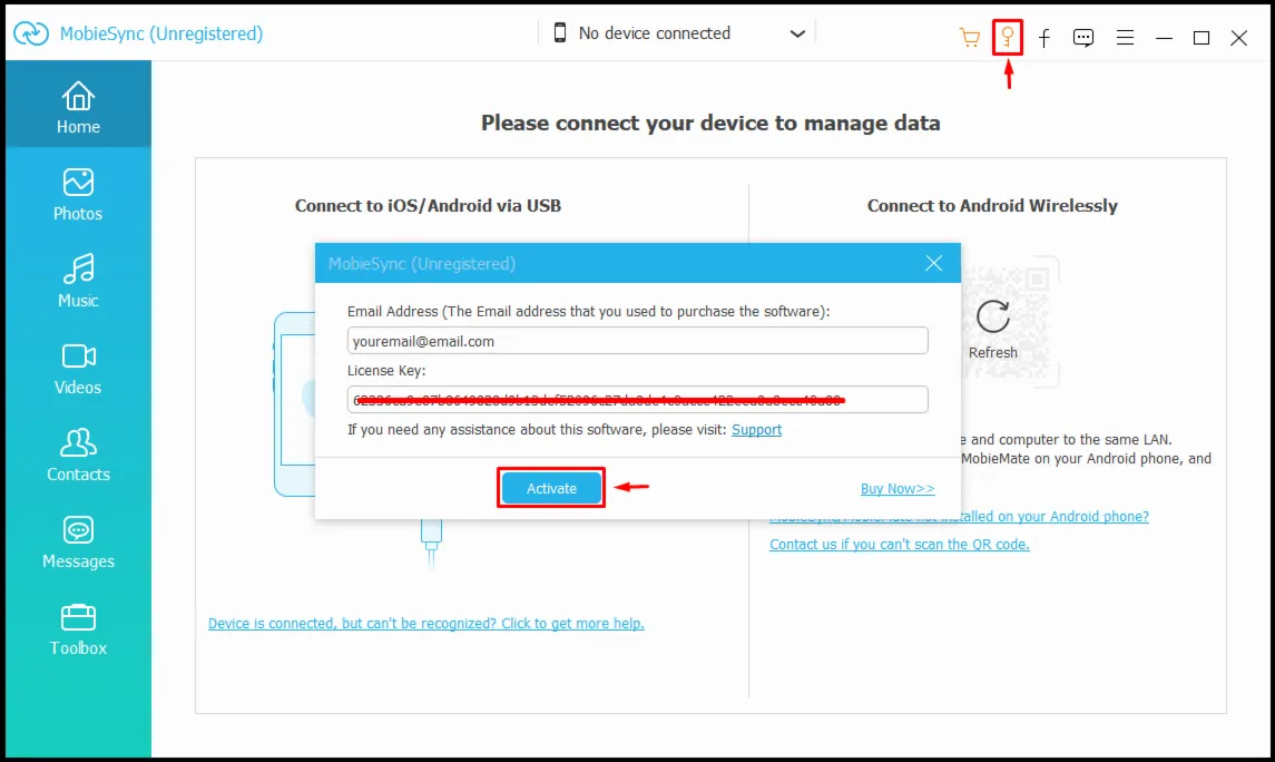 Aiseesoft MobieSync Лицензионный ключ на 1 год