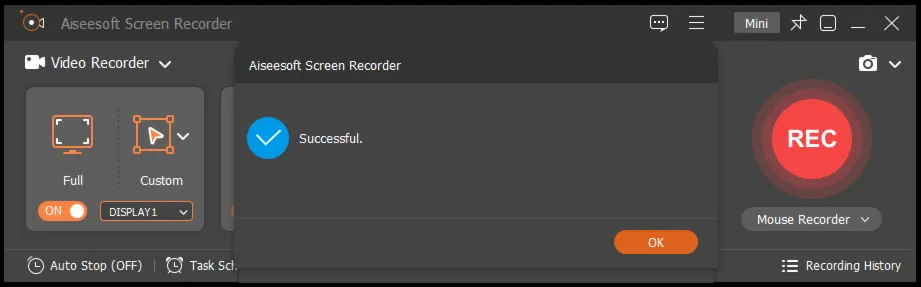 Aiseesoft Screen Recorder Код регистрации на 1 год