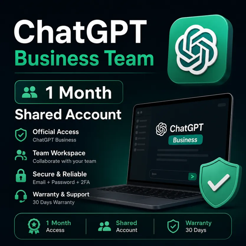 ChatGPT Business Team на 1 месяц | Общий аккаунт | Гарантия - irongamers.ru