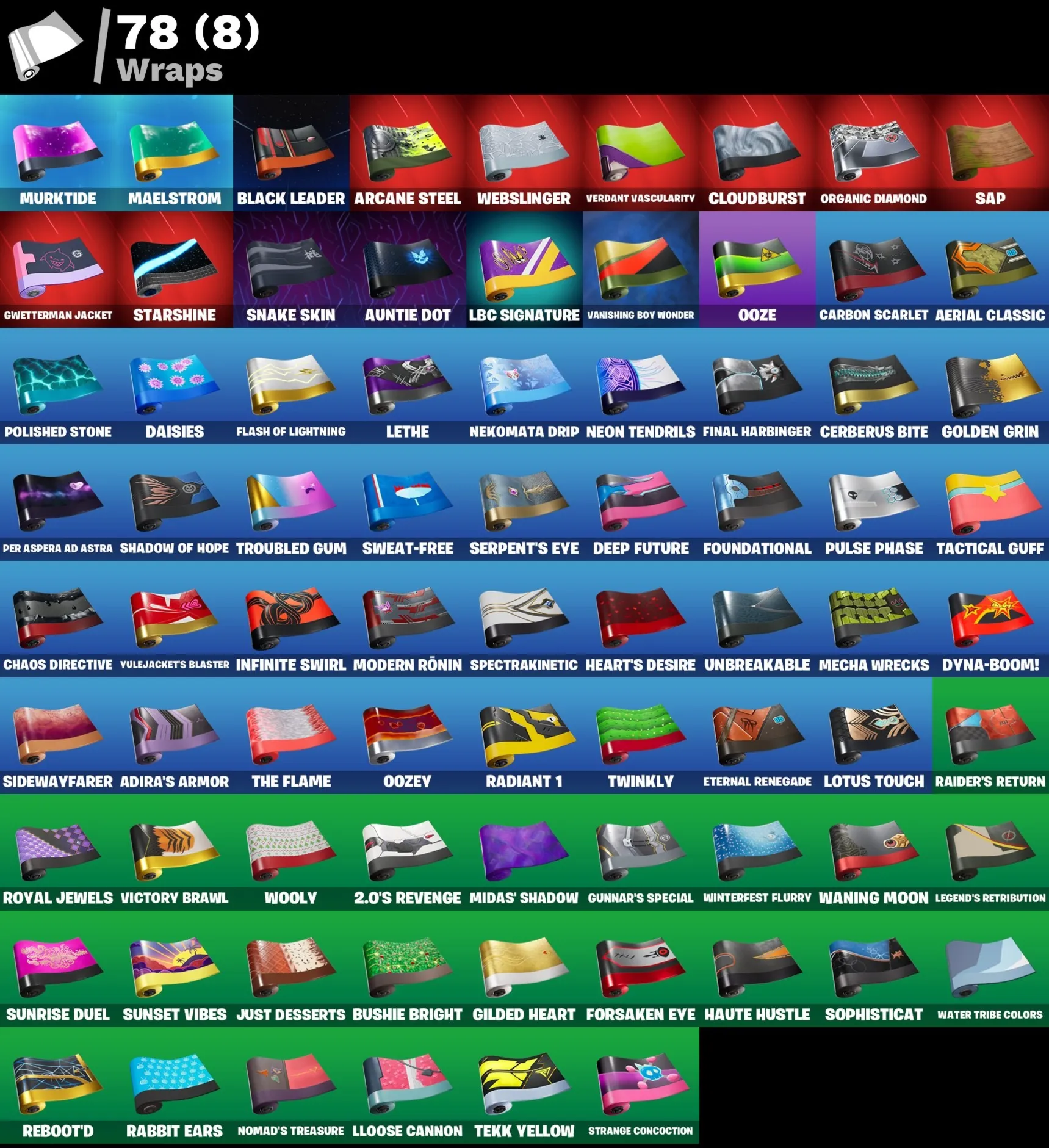 Мгновенный доступ • FN (все платформы) • 69 skins • Omegarok • Ronin• Полный доступ