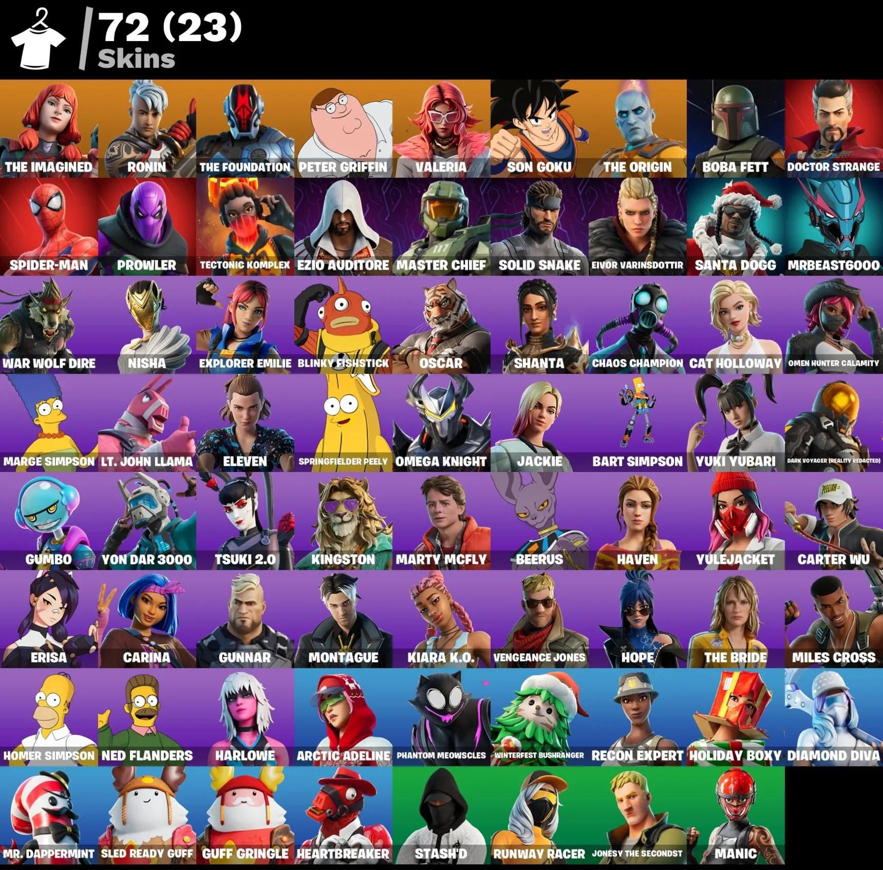 Мгновенный доступ • FN (все платформы) • 72 skins • Master Chief • Полный доступ
