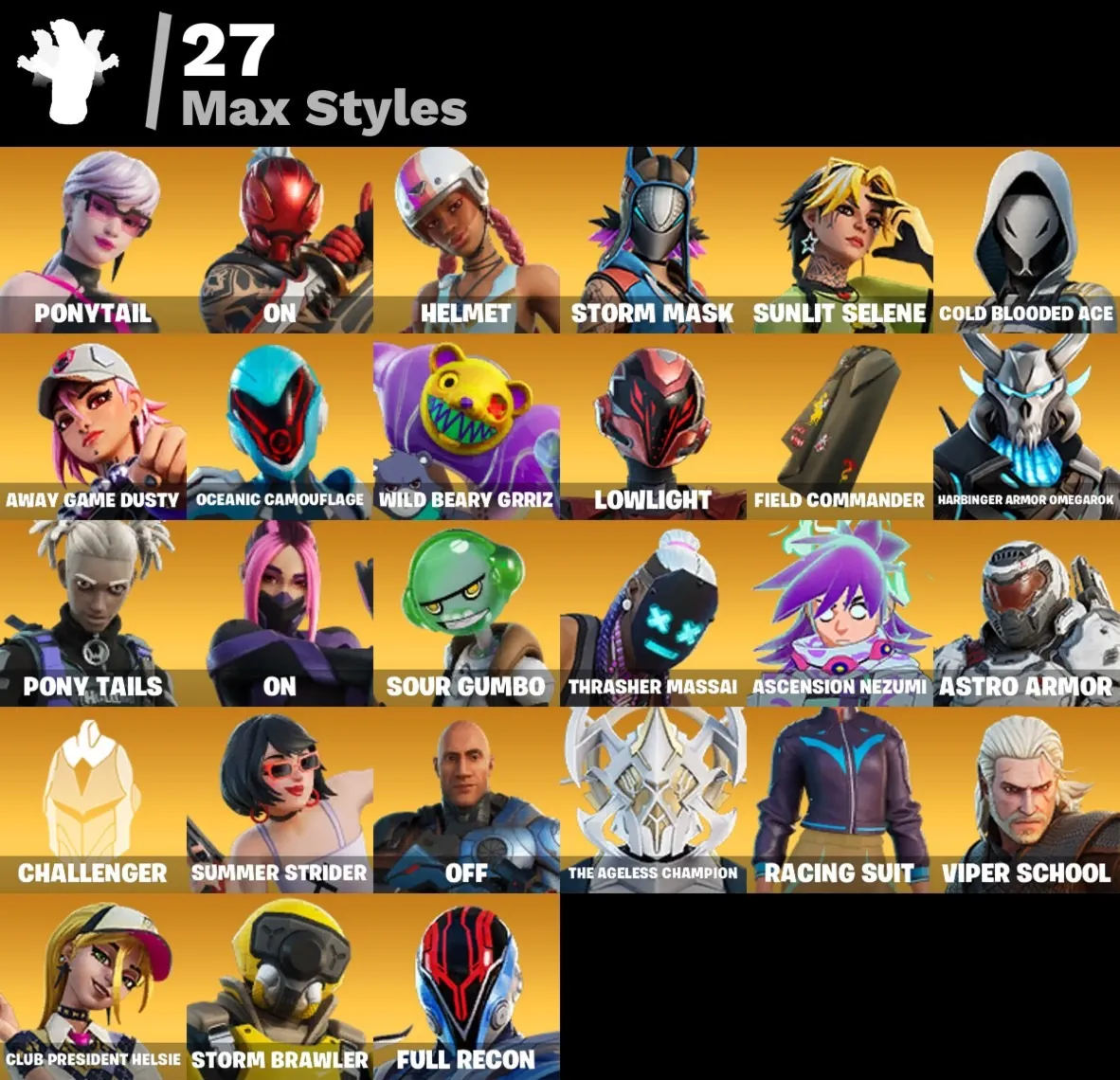 Мгновенный доступ • FN (все платформы) • 71 skins • 350 VB • Полный доступ