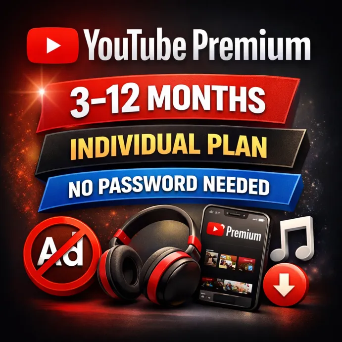 YouTube Premium — от 3 до 12 месяцев | Индивидуальный план | Без пароля - irongamers.ru
