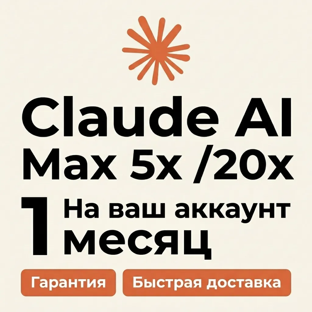Claude AI MAX 5x / 20x 1 месяц на ваш аккаунт |БЕЗ входа|Гарантия| Fable/Opuse/Sonnet - irongamers.ru
