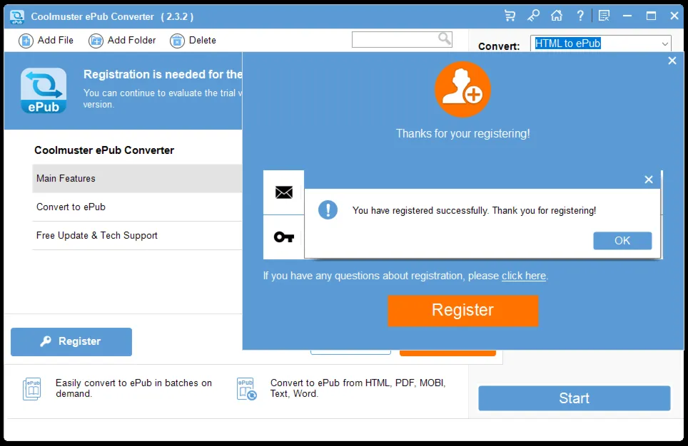 Coolmuster ePub Converter Аккаунт