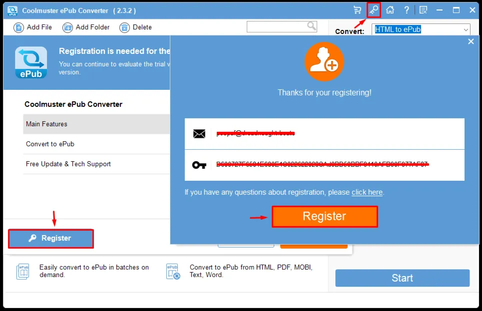 Coolmuster ePub Converter Аккаунт