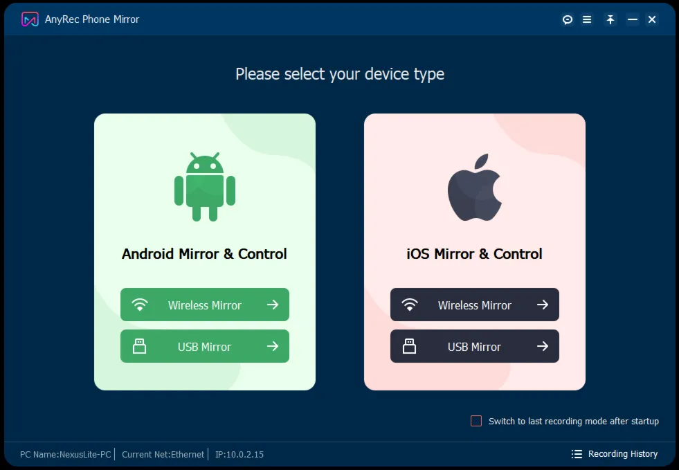 AnyRec Phone Mirror Код регистрации на 1 год