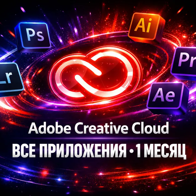 🔥 Adobe Creative Cloud — 1 месяц (ГОТОВЫЙ АККАУНТ)