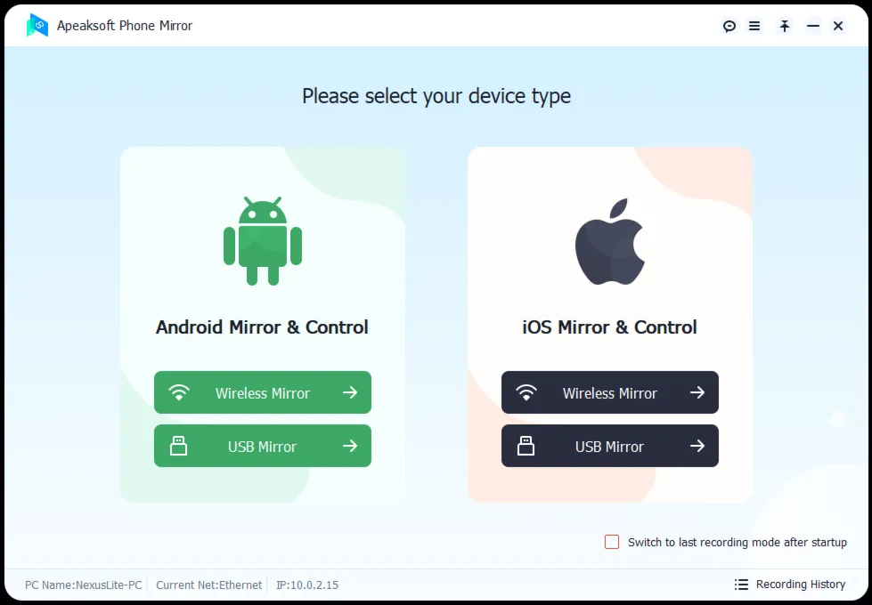 Apeaksoft Phone Mirror Код регистрации на 1 год