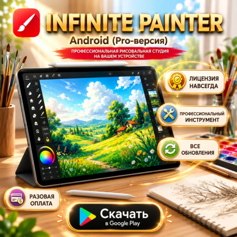 🎨 Infinite Painter PRO (Android) Лицензия