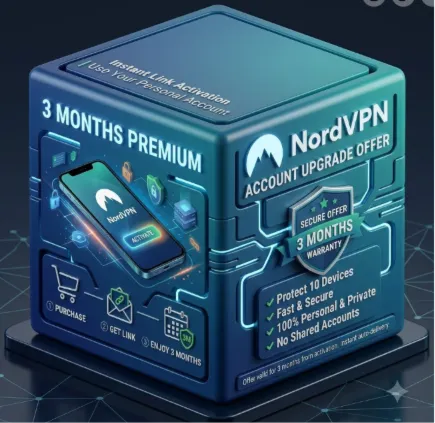 ⚡ Auto delivery  |Nord 3 Months Premium Subscription |activation link