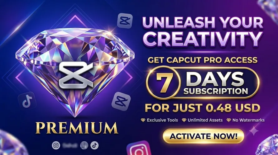 CapCut Pro Premium Account - 7 Days Subscription - irongamers.ru