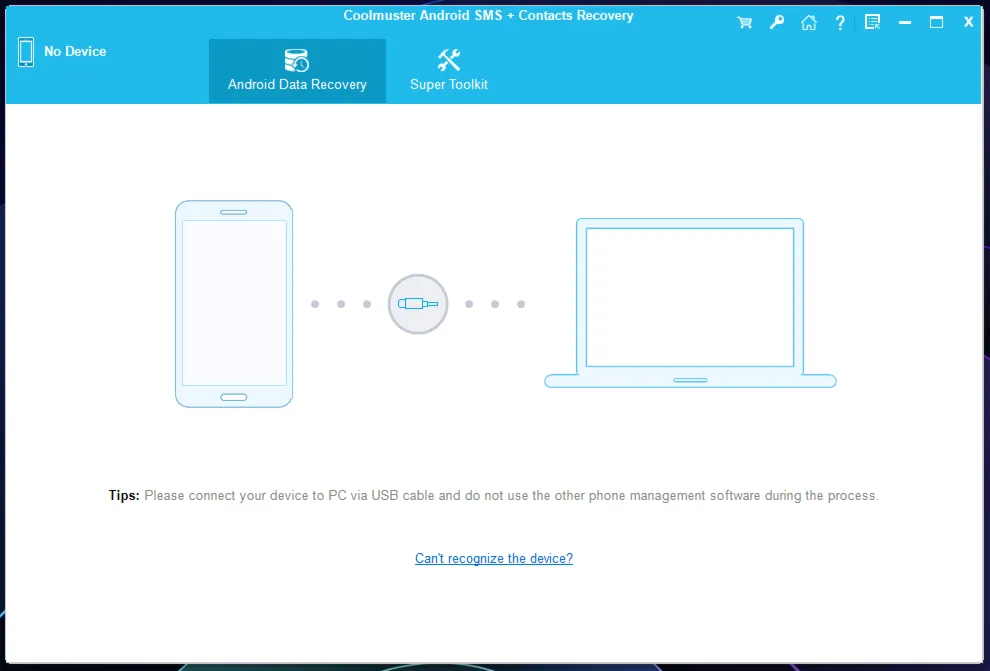 Coolmuster Android SMS + Contacts Recovery Аккаунт