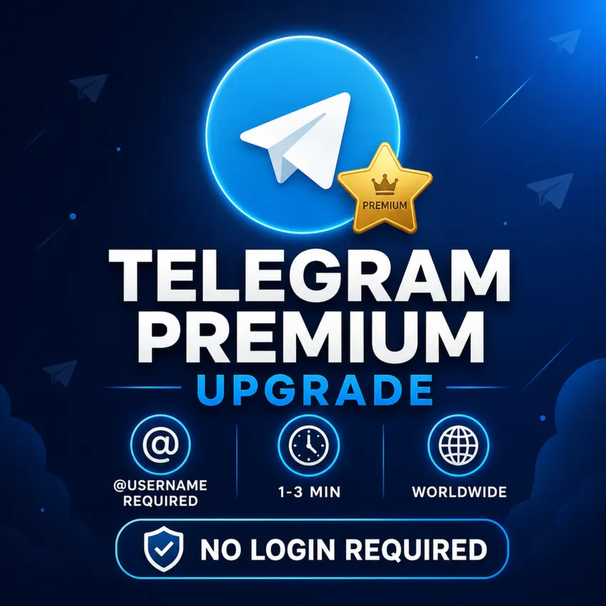 Подписка Telegram Premium | Обновите свой аккаунт | Вход не требуется | Доступно по в