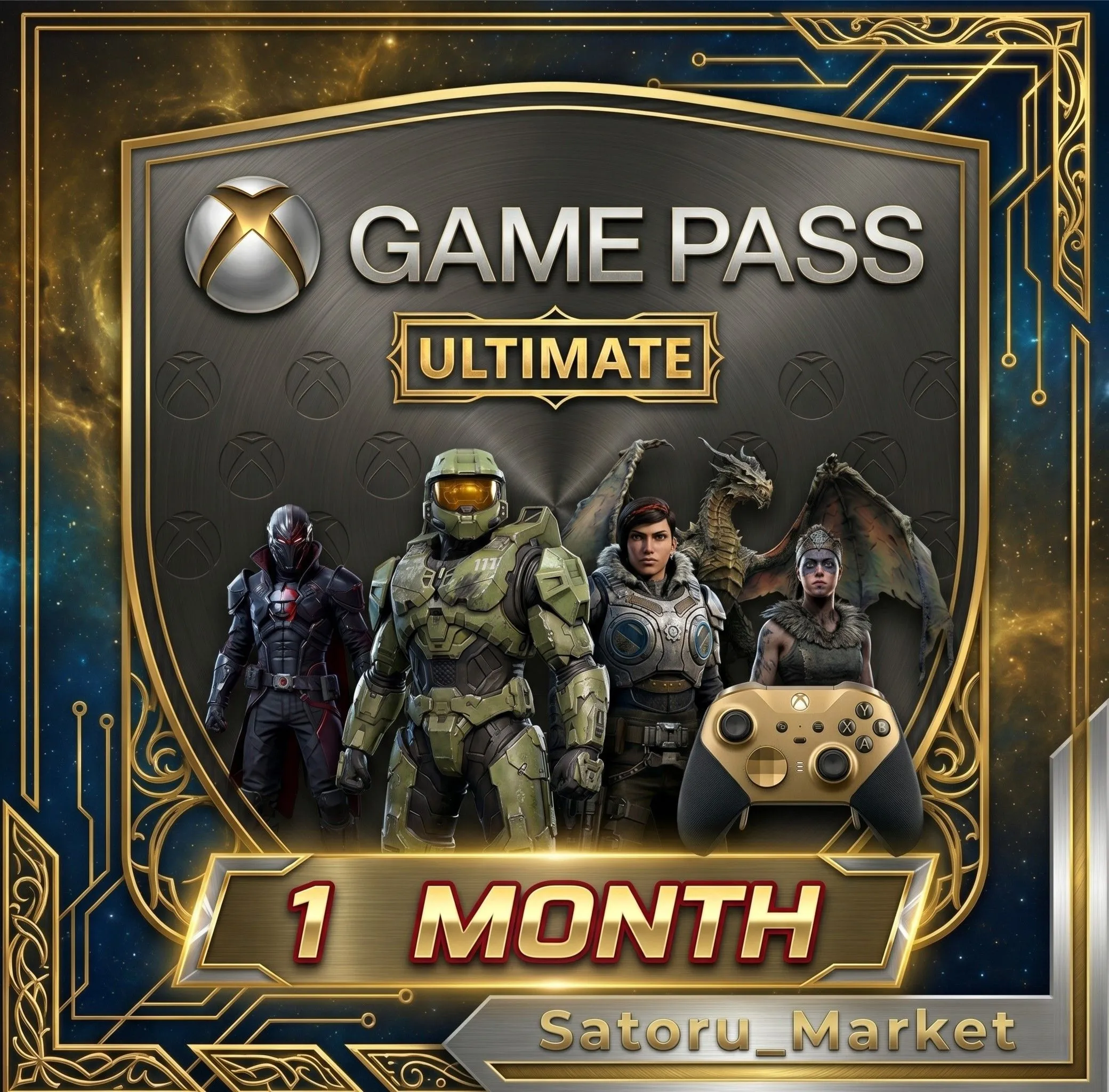 Xbox Game Pass Ultimate — 1 месяц / обновление — глобально - irongamers.ru