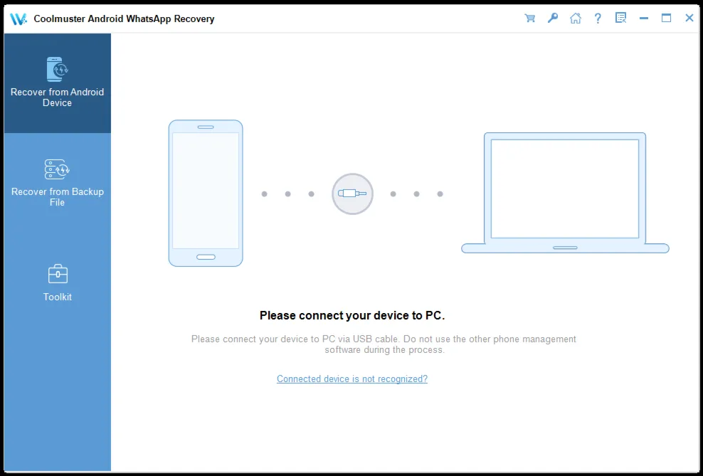 Coolmuster Android WhatsApp Recovery Аккаунт