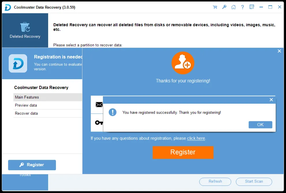 Coolmuster Data Recovery Аккаунт