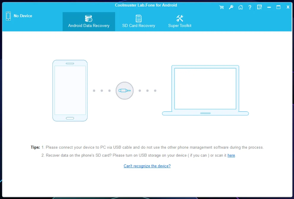 Coolmuster Lab.Fone for Android Аккаунт