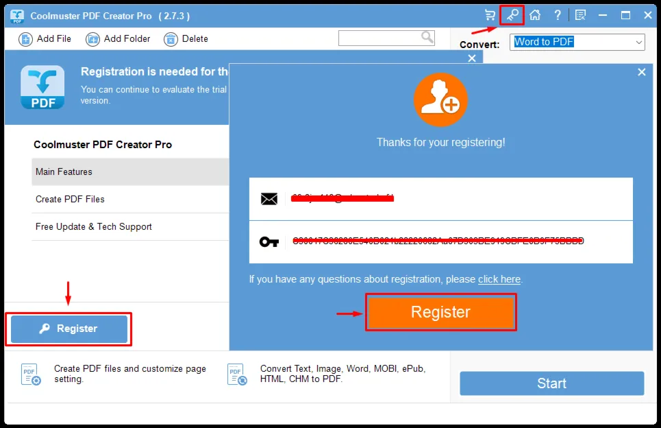 Coolmuster PDF Creator Pro Аккаунт