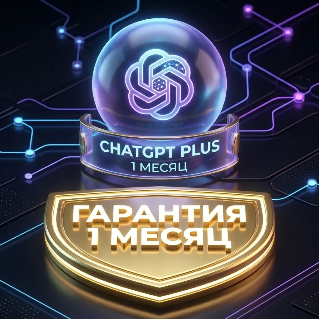 ChatGPT Plus 1 Месяц | Официальное пополнение [На ваш аккаунт] - irongamers.ru