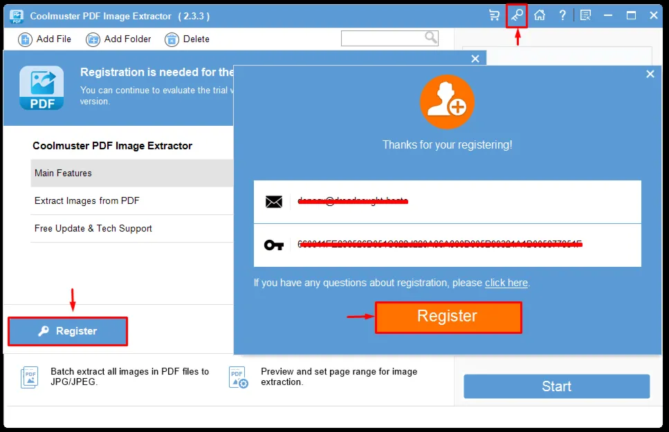 Coolmuster PDF Image Extractor Аккаунт