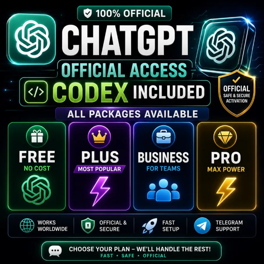 ChatGPT PLUS | GPT-5 | Codex | Официальная активация | Готовый аккаунт | Продление - irongamers.ru