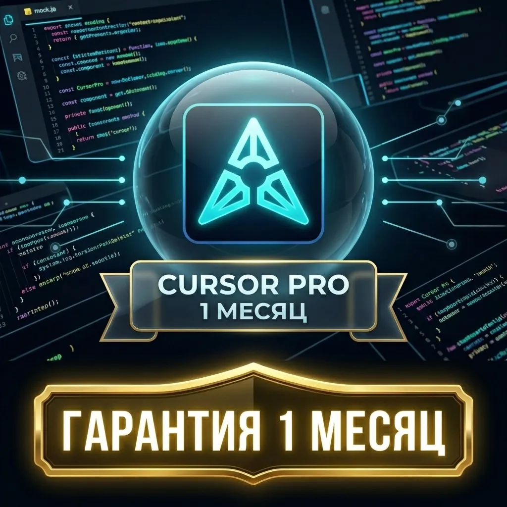 Cursor Pro 1 Месяц — Готовые аккаунты с подпиской Pro - irongamers.ru