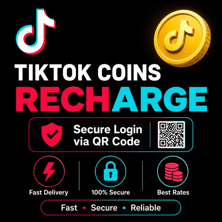 TikTok Coins Recharge – QR Code Login | Fast & Safe | Trusted Service