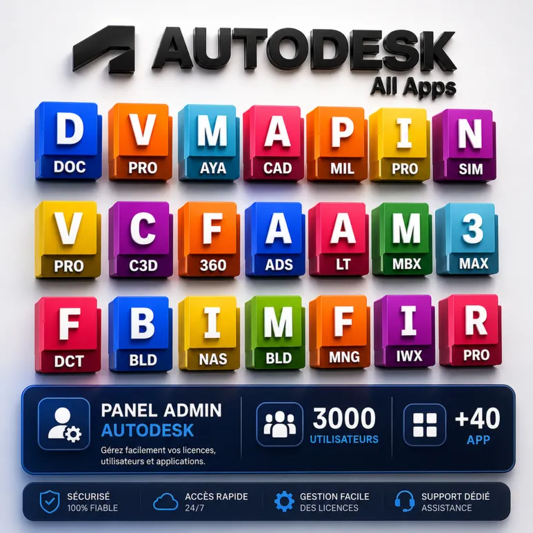 Панель администратора Autodesk | 3000 пользователей | Доступ для реселлеров | Личный - irongamers.ru