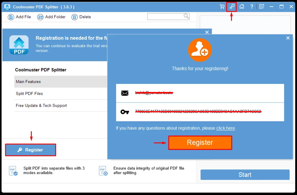 Coolmuster PDF Splitter Аккаунт