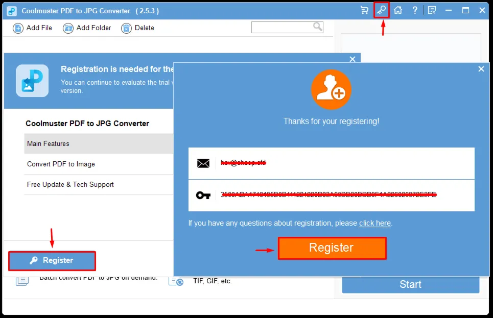 Coolmuster PDF to JPG Converter Аккаунт