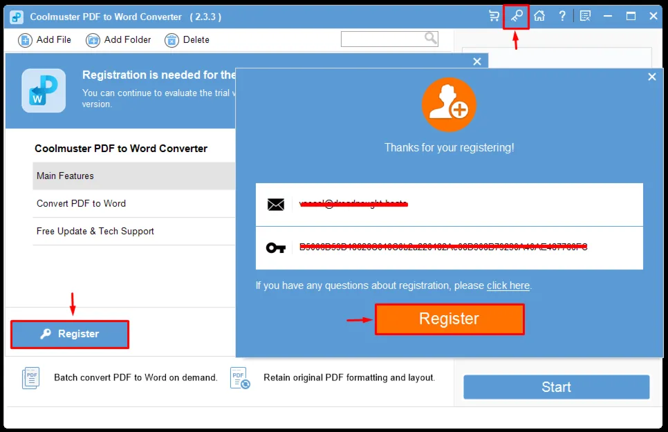 Coolmuster PDF to Word Converter Аккаунт
