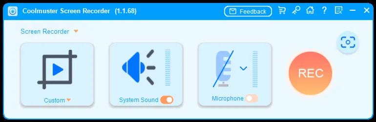 Coolmuster Screen Recorder Аккаунт