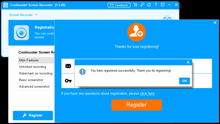 Coolmuster Screen Recorder Аккаунт