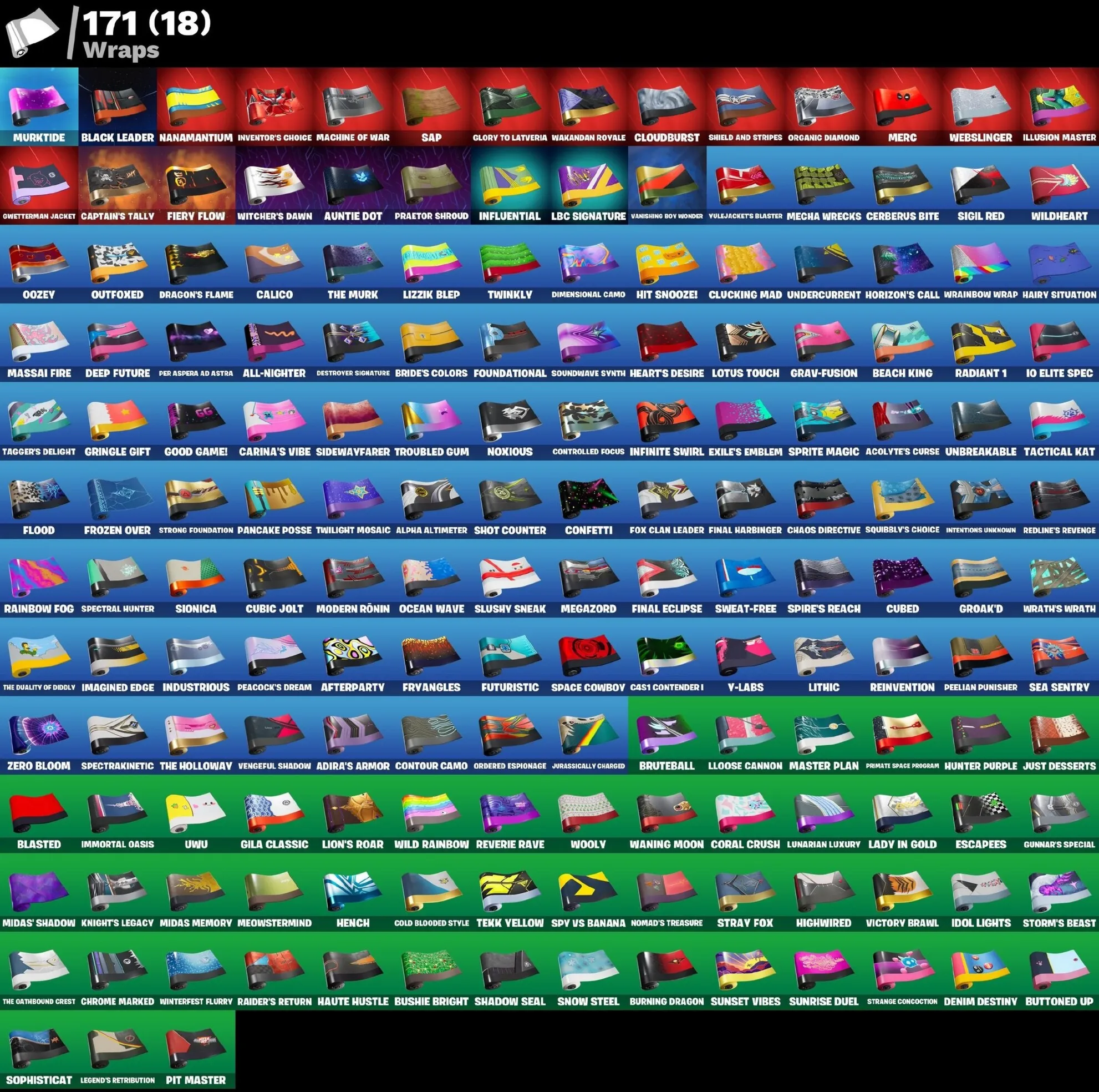 Мгновенный доступ • FN (все платформы) • 221 skins • Gold Midas • Полный доступ