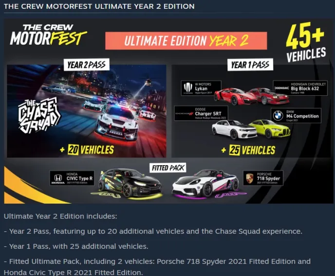 The Crew Motorfest Ultimate Year 2 Edition (Steam Gift Россия) - irongamers.ru