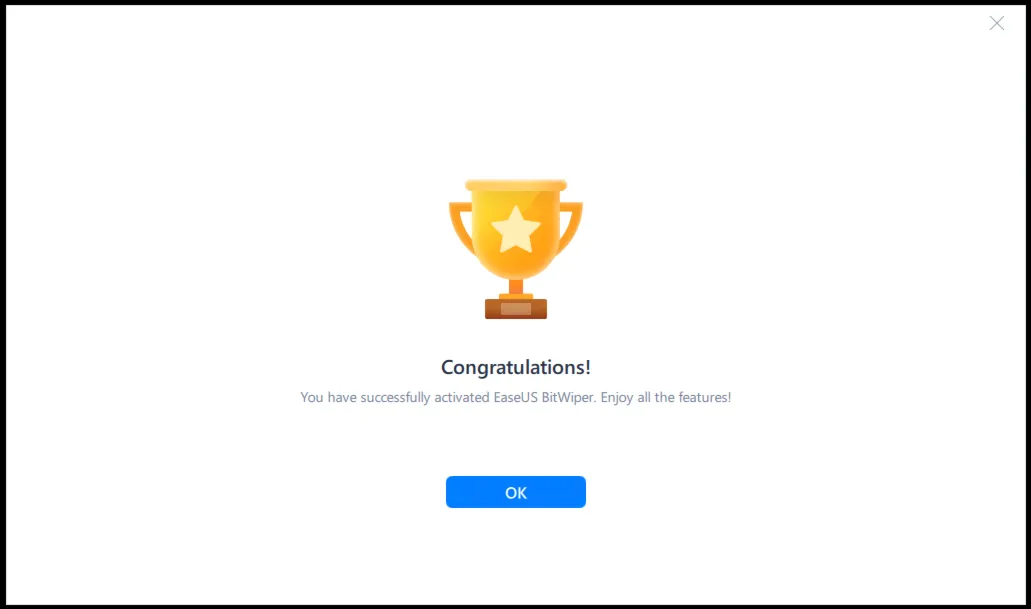 EaseUS BitWiper Professional Код лицензии на 1 месяц